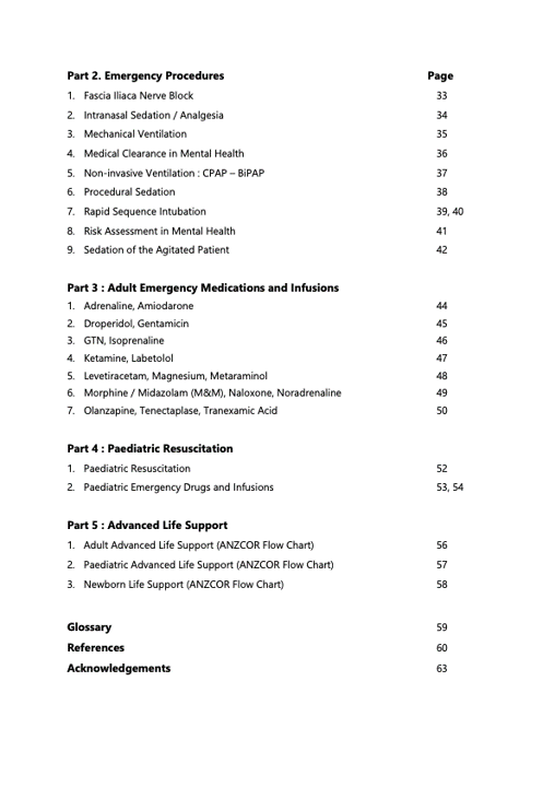 EDcare handbook for Emergency Practice